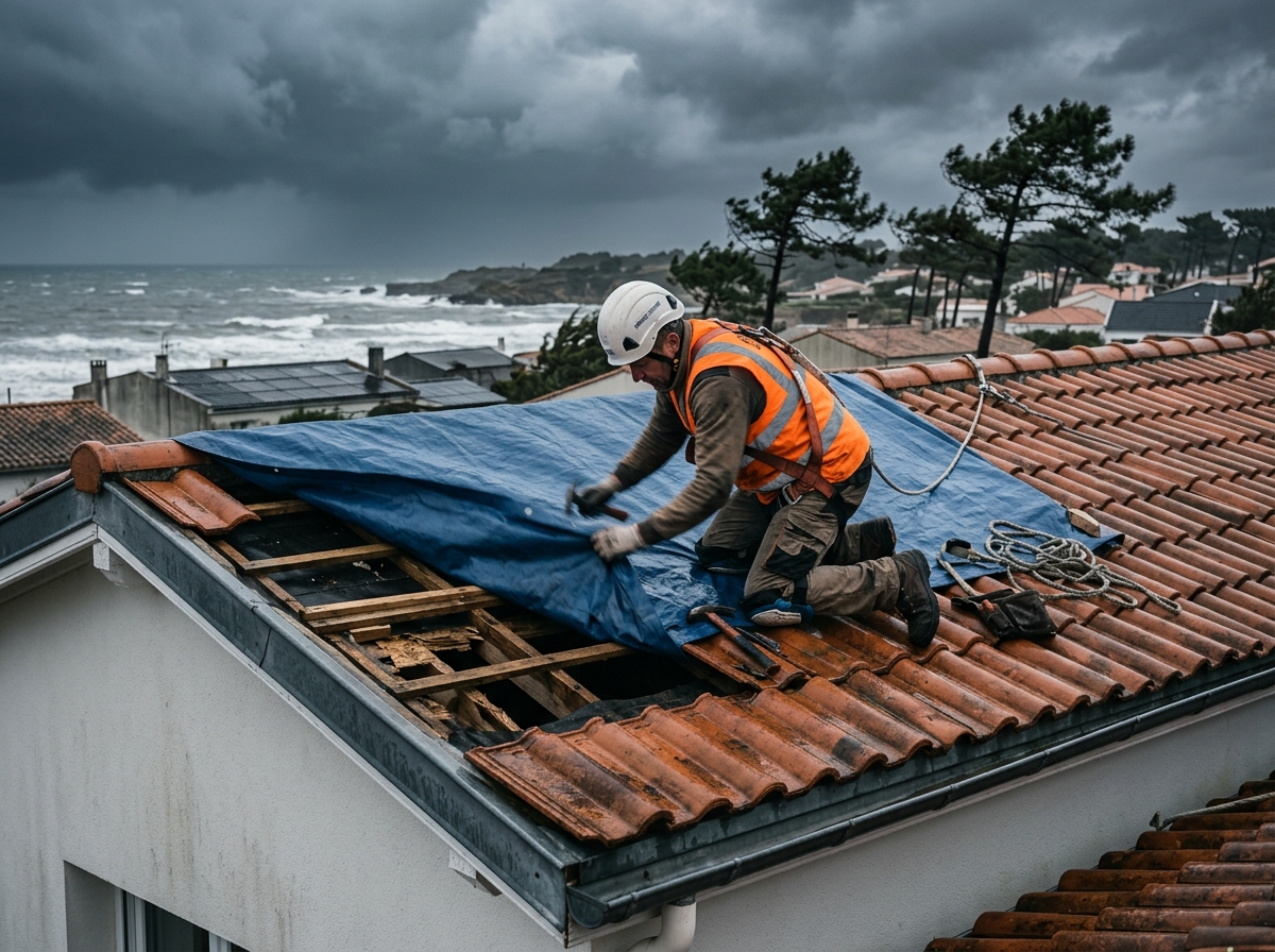 Fuite de toiture urgence